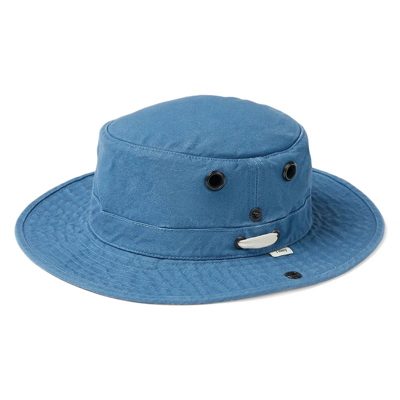 Tilley T3 Wanderer Packbarer Sonnenhut - Denim Blau