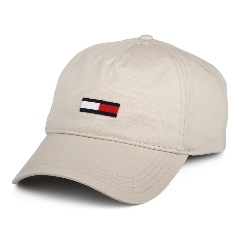 Tommy Hilfiger TJM Flag Baseball Cap - Beige