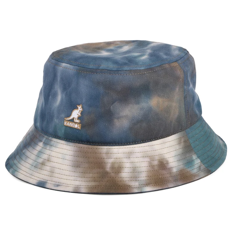 Kangol Fischerhut Tie Dye - Braun-Blau-Multi