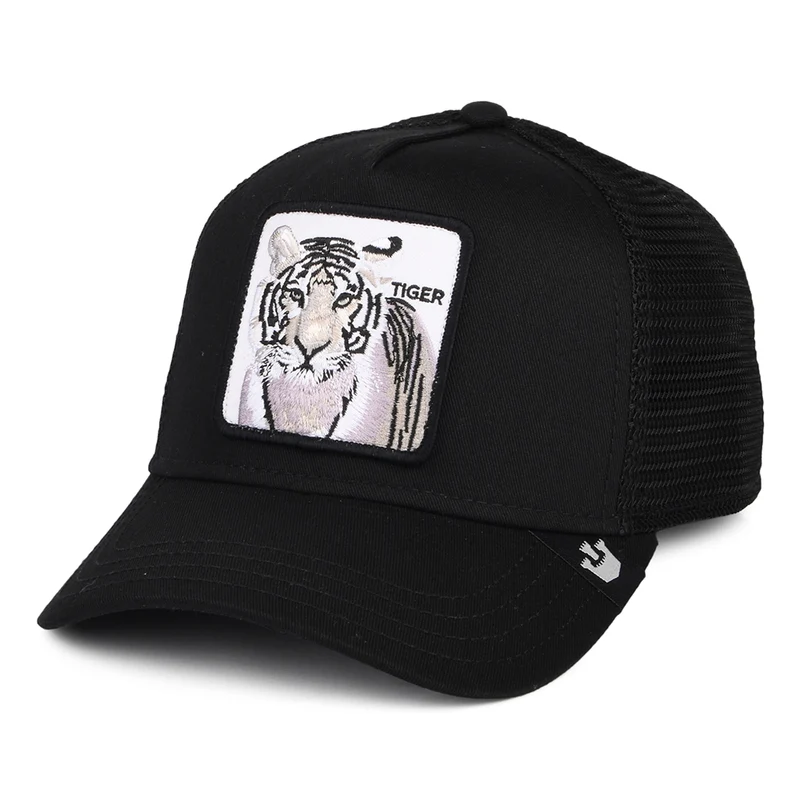 Goorin White Tiger Trucker Cap - Schwarz