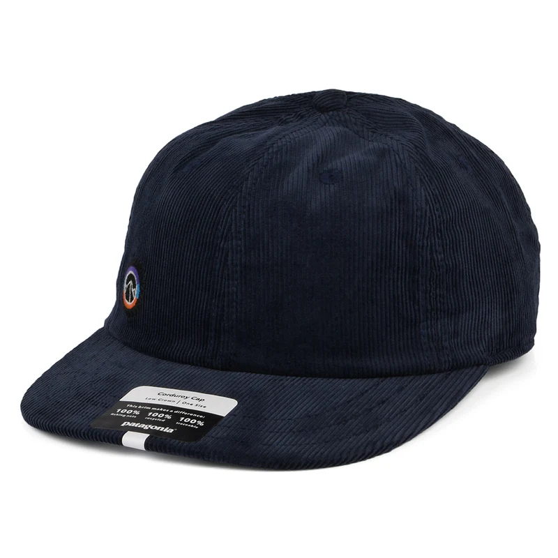 Patagonia Fitz Roy Icon Kord Snapback Cap - Marineblau