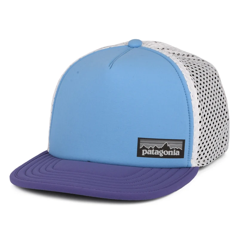 Patagonia Duckbill Recycled Trucker Cap - Blau-Lila-Weiß