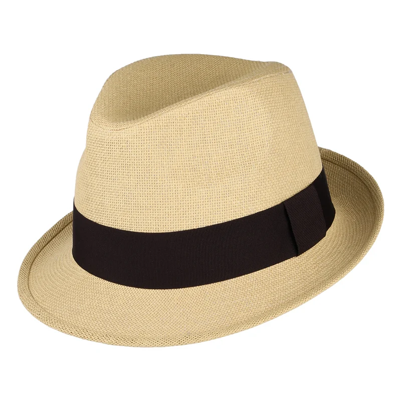 Failsworth Trilby Hut aus Toyo Stroh - Hellbraun