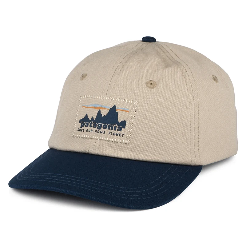 Patagonia 73 Skyline Trad Baseball Cap aus organischer Baumwolle - Hellbraun