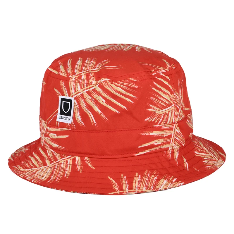 Brixton Beta Aloha Knautschbarer Fischerhut aus Baumwolle - Rot