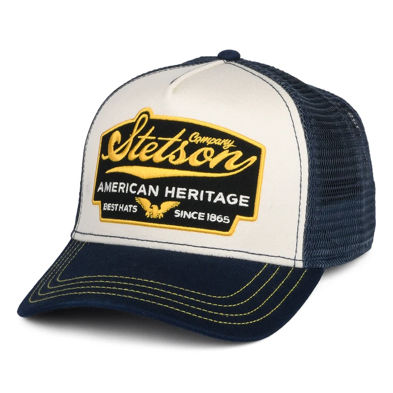 Stetson American Heritage Trucker Cap - Marineblau