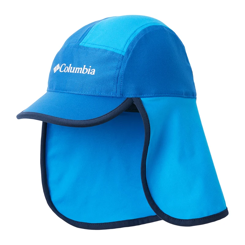 Columbia Kinder Cachalot II Cap mit Nackenschutz - Blau