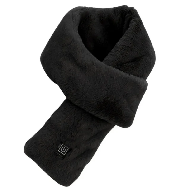 USB-beheizter Kunstfell-Schal - WinterThermaFur