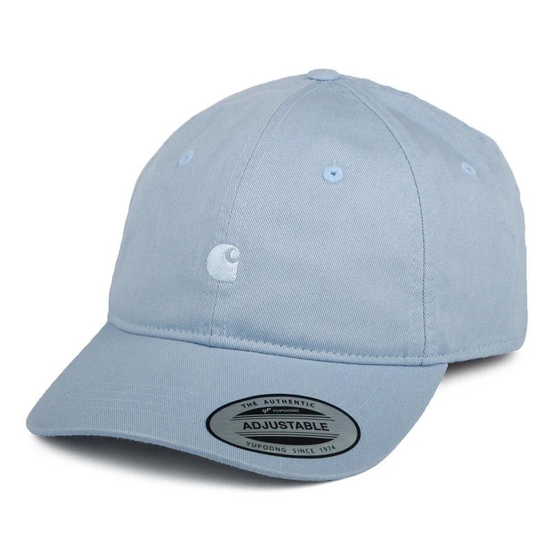 Carhartt WIP Madison Logo Baseball Cap - Baby Blau