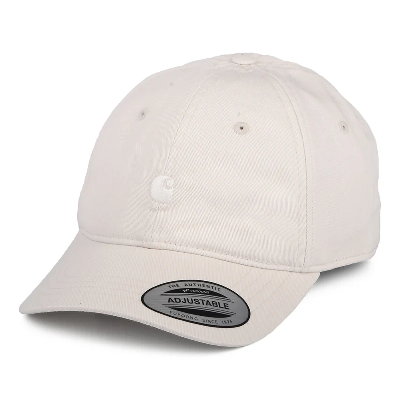 Carhartt WIP Madison Logo Baseball Cap - Cremeweiß