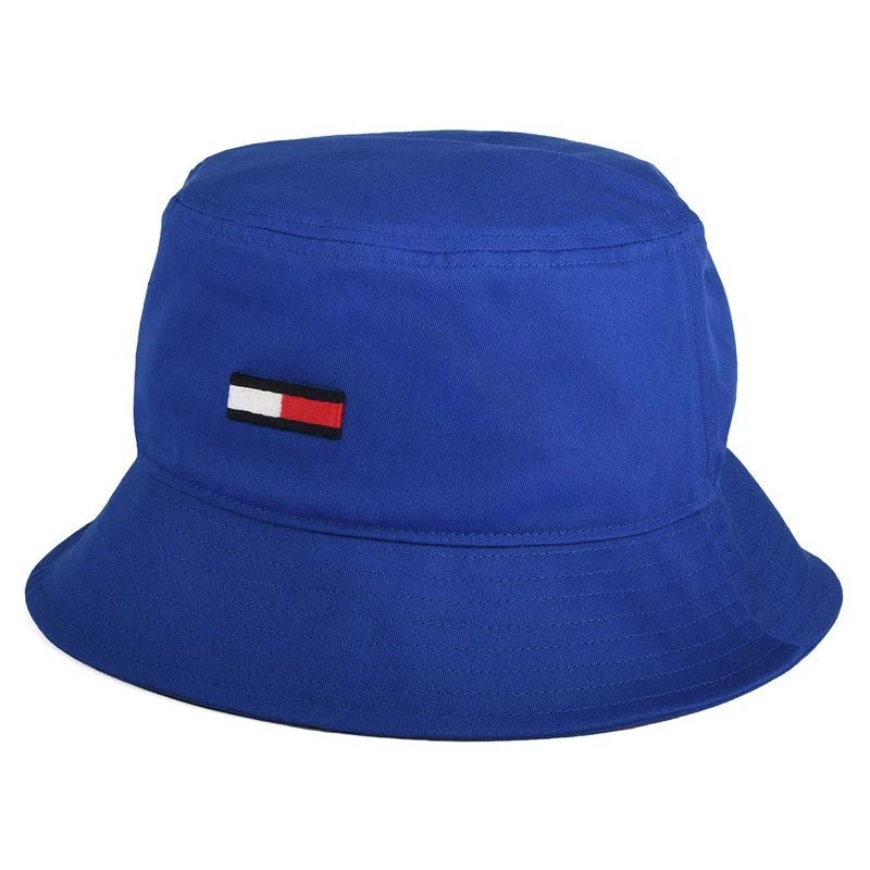 Tommy Hilfiger TJM Flag Fischerhut aus organischer Baumwolle - Königsblau