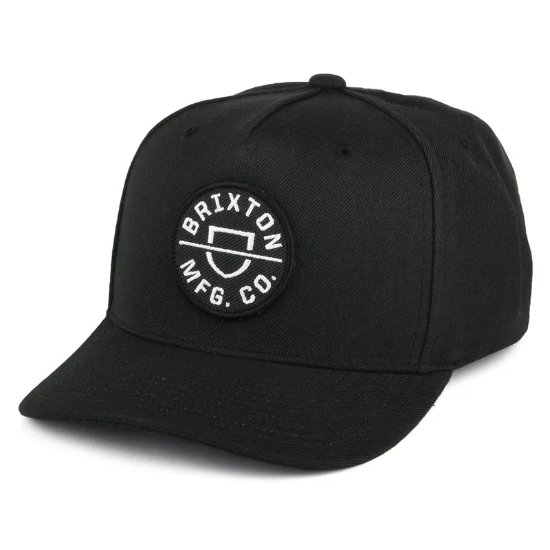 Brixton Crest C NetPlus MP Snapback Cap - Schwarz