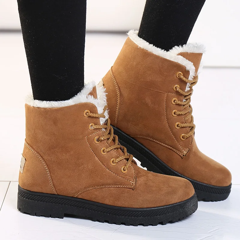Warme Damen Winterstiefel - Aria Schneeglanz Edition