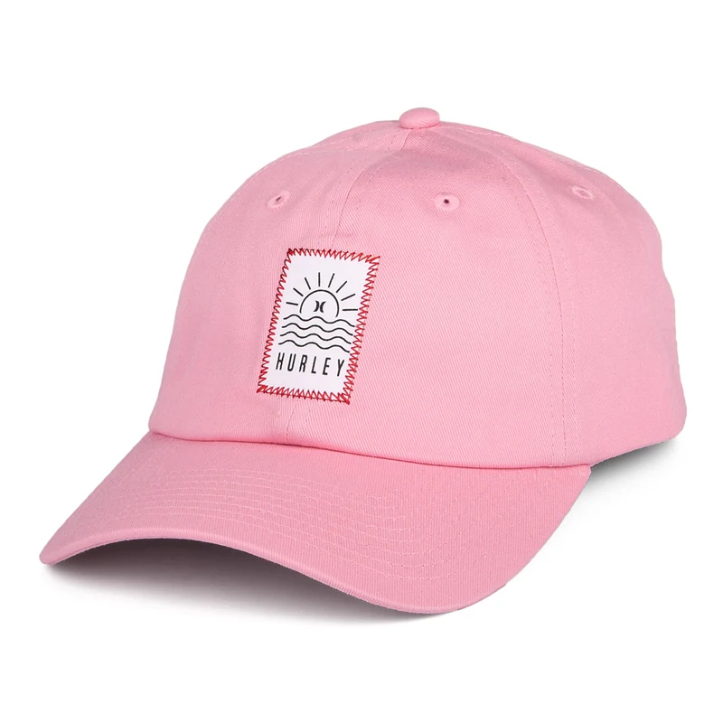 Hurley Lazy Waves Baseball Cap aus Baumwolle - Rosa