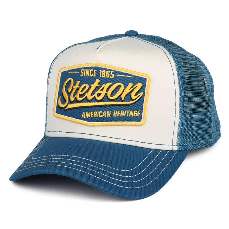 Stetson Vintage Trucker Cap - Blau