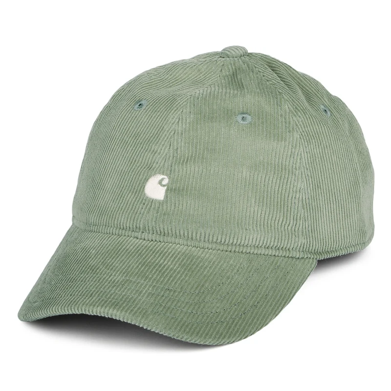Carhartt WIP Harlem Kord Baseball Cap - Salbeigrün
