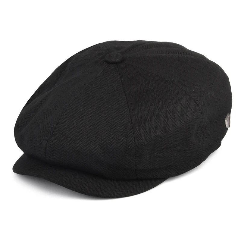 Brixton Brood II Baggy Ballonmütze aus Baumwolle - Schwarz