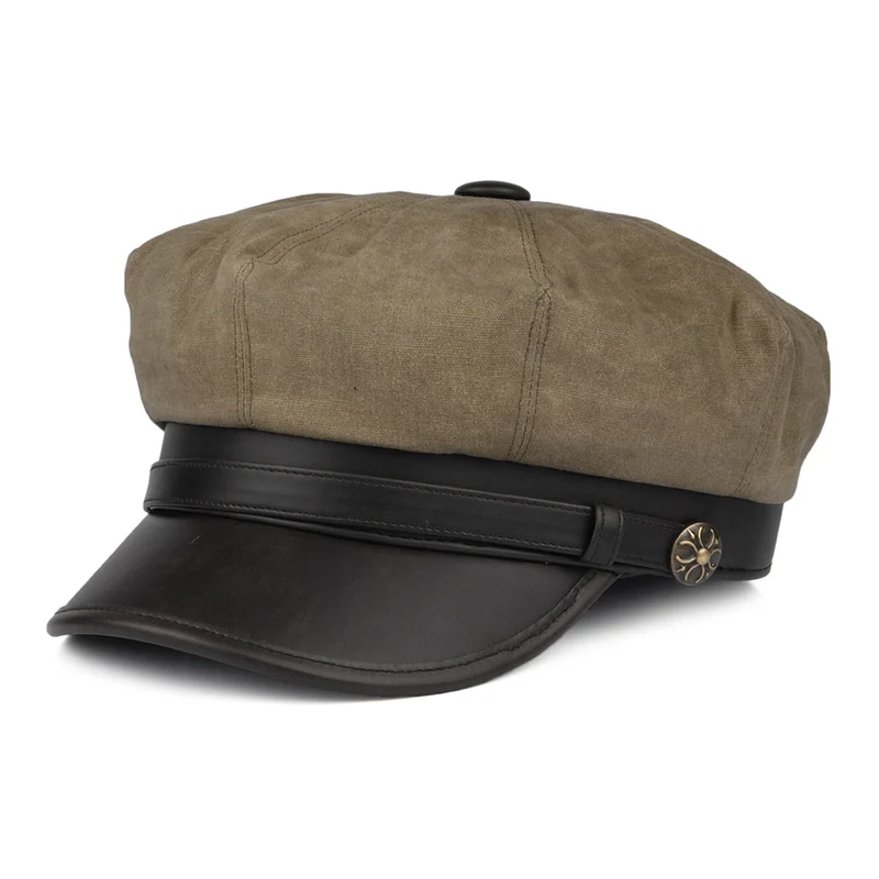 Jaxon & James Rebel Motorcycle Cap Britisches Hellbraun Großhandel
