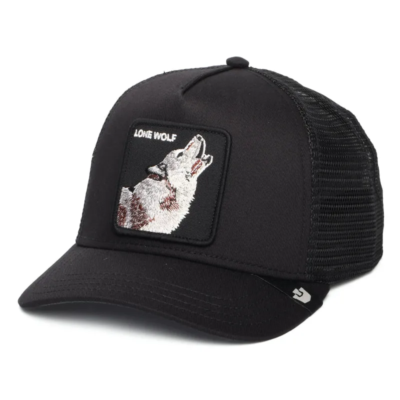 Goorin Lone Wolf Trucker Cap - Schwarz