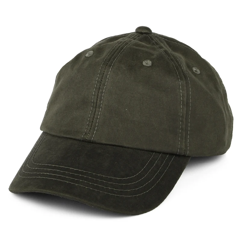 Dorfman Pacific Unstrukturierte Baseball Cap aus verwitterter Baumwolle - Lodenstoff