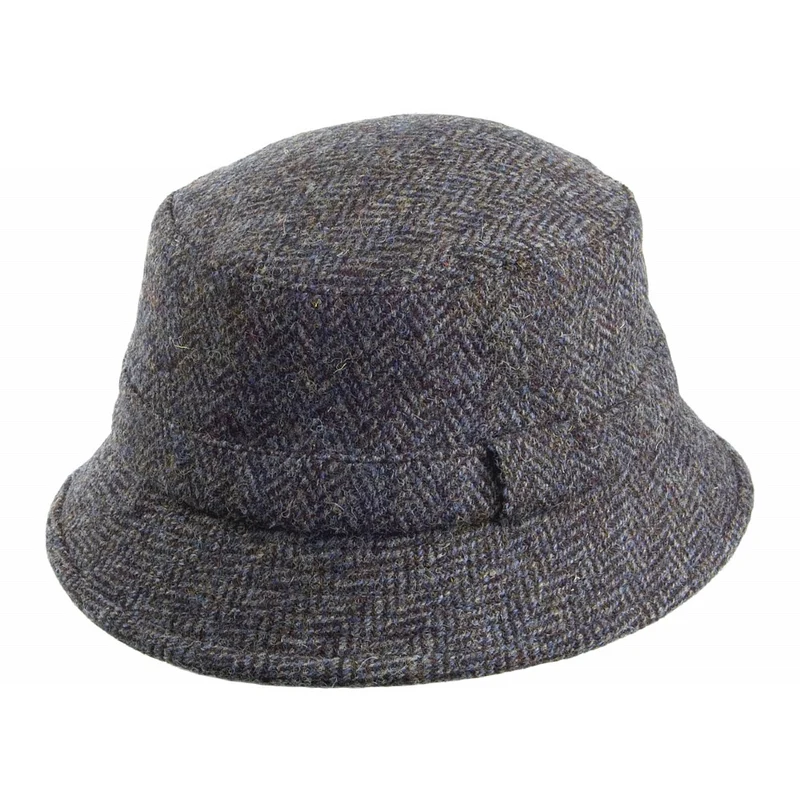 Failsworth Grouse HARRIS TWEED Fischerhut - Blau Mix
