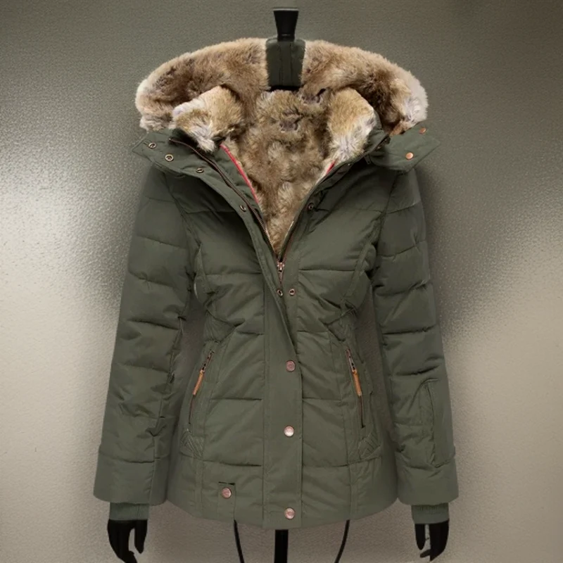 Kuscheliger Warmer Damen Wintermantel - Elodie
