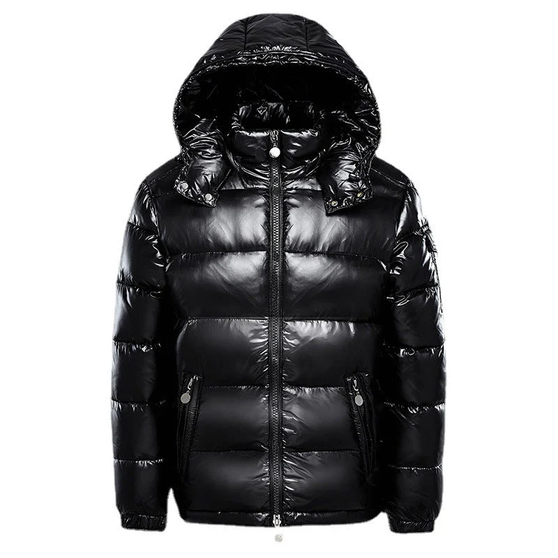 Warme Herren Puffer Winterjacke - NordicGuard Winterzauber Edition
