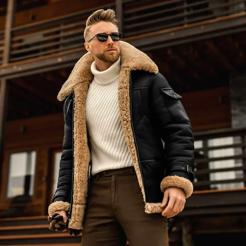 Warme Herren Winterjacke - Viktor Winterzauber Edition