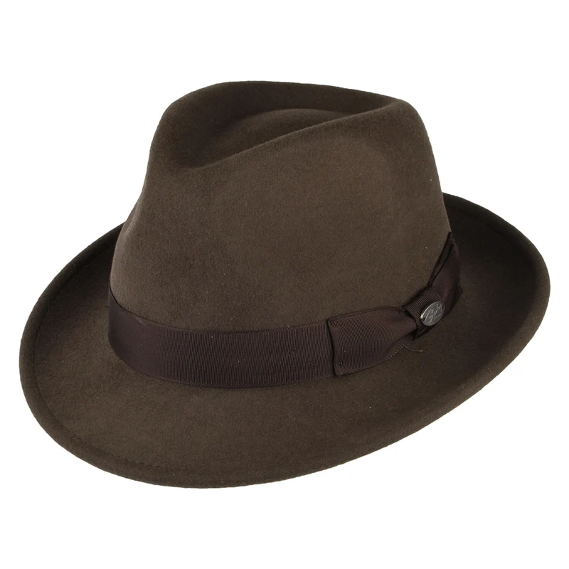 Bailey Maglor Trilby Hut aus Wollfilz - Schokolade