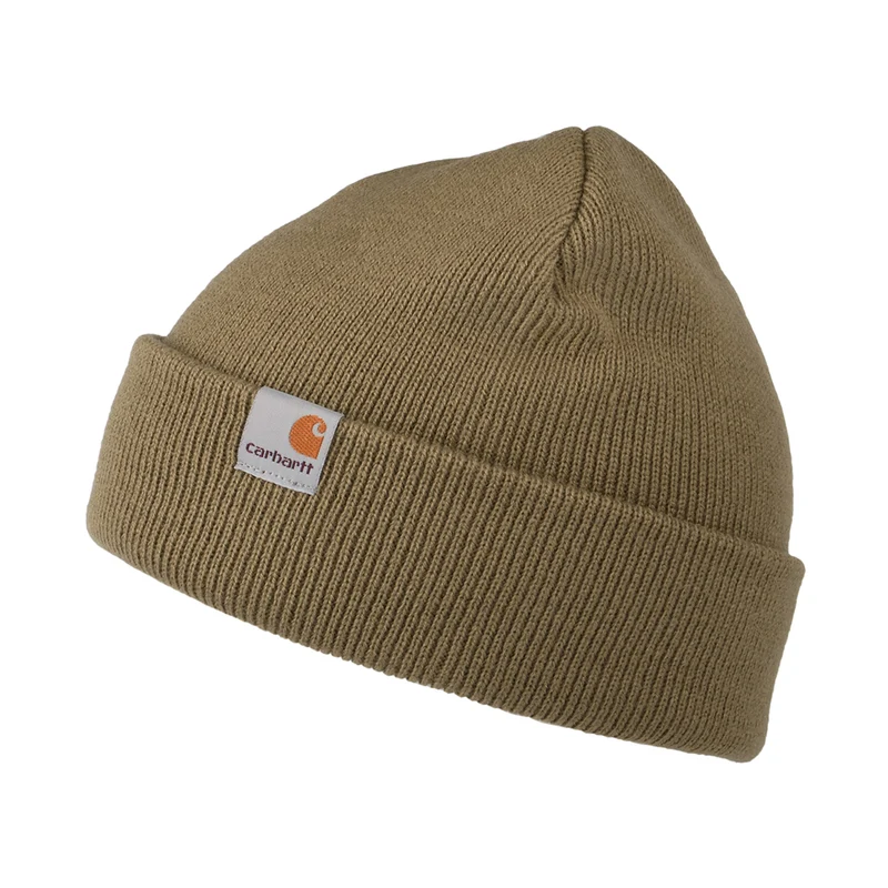 Carhartt WIP Stratus Low Beanie Mütze - Hellbraun