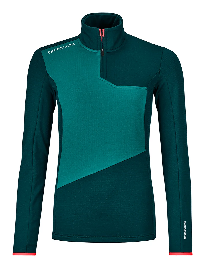 ORTOVOX FLEECE LIGHT ZIP NECK W Damen Fleecejacke