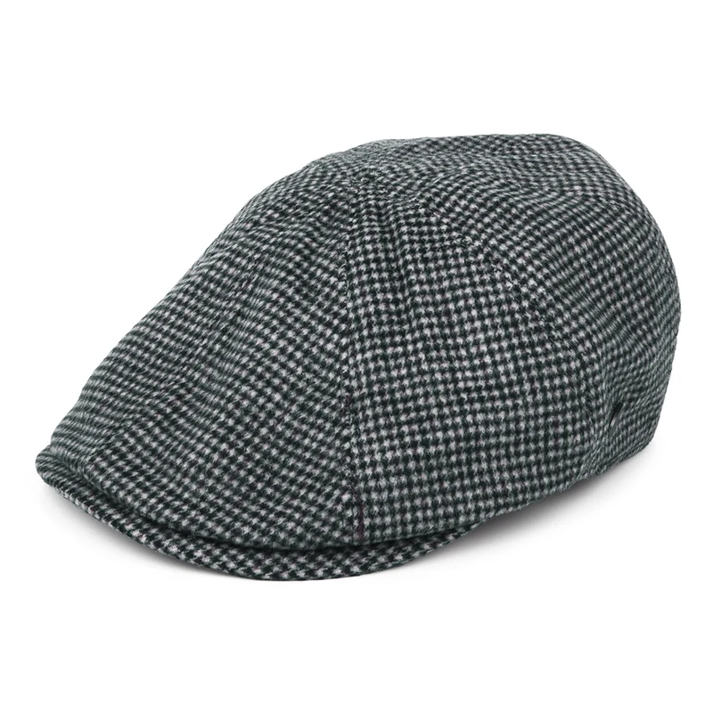 Bailey Finnegan Ballonmütze Houndstooth aus Wollmischung - Schwarz-Multi