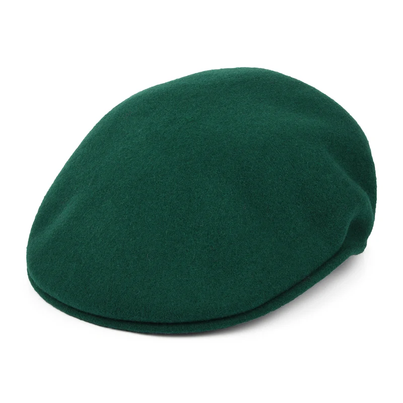 Kangol 504 Schiebermütze aus Wolle - Kieferngrün