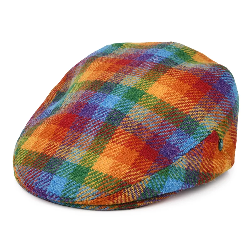 City Sport Pride HARRIS TWEED Schiebermütze - Regenbogen