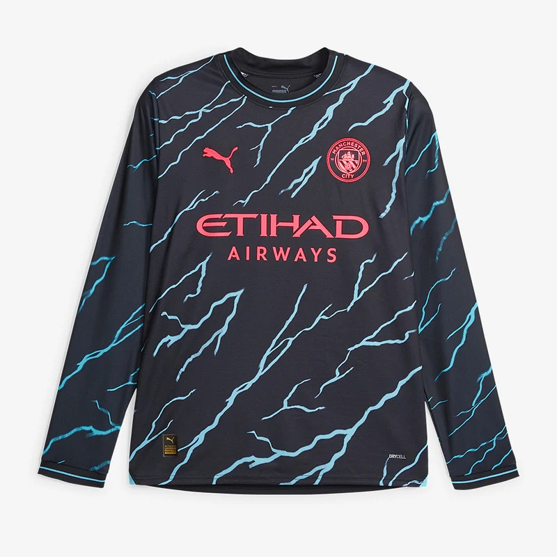 Puma Manchester City 23/24 Langarm Ausweichtrikot