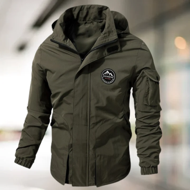Herbstliche Komfortable Winddichte Herren-Bomberjacke – Jasper