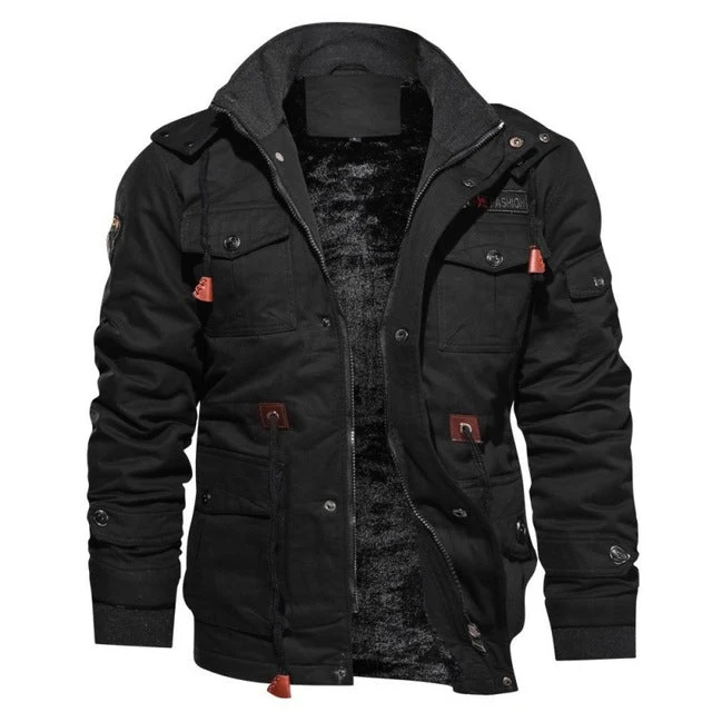 Komfortable Herren Winterjacke - StormChaser Winterzauber Edition