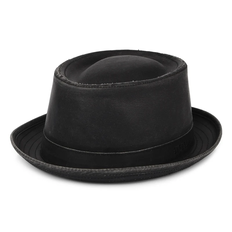 Stetson Odenton Wasserabweisender Pork Pie Hut - Schwarz