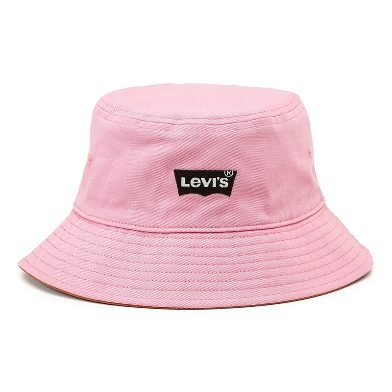 Levi's Damen Wendbarer Fischerhut - Orange-Rosa