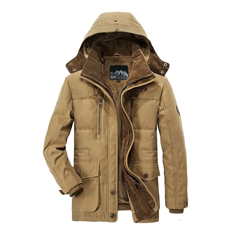 Komfortable Herren Winterjacke mit mehreren Taschen - Max Winter Edition