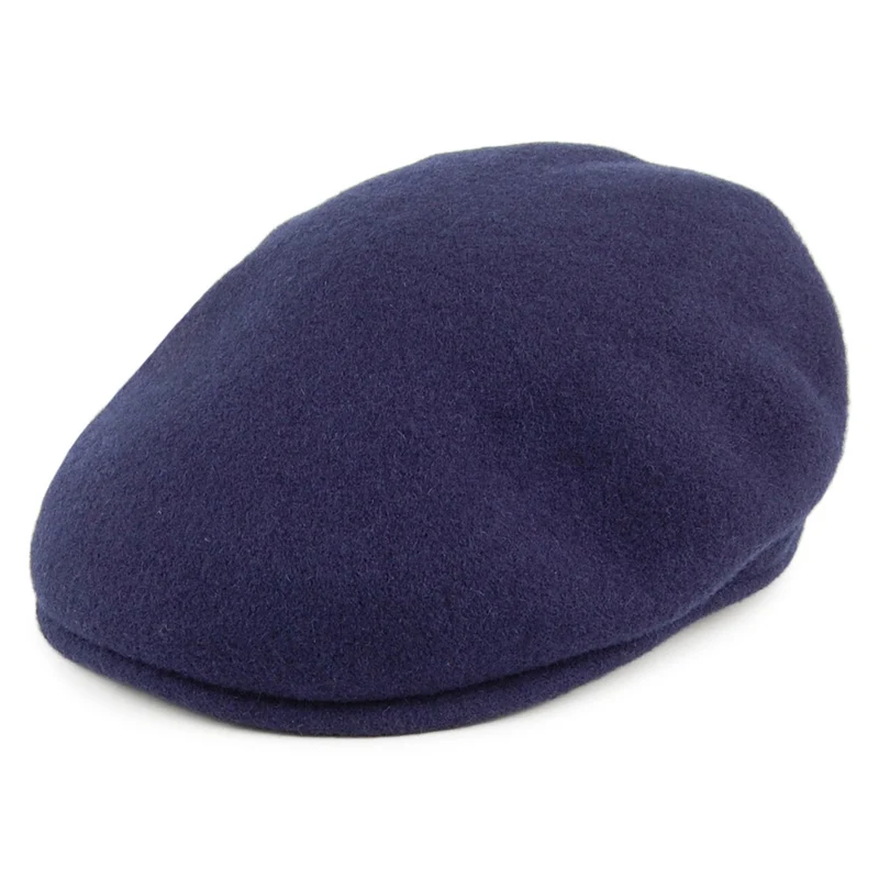 Jaxon & James Classic Schiebermütze aus Wolle Marineblau Großhandel