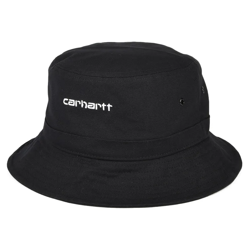 Carhartt WIP Script Fischerhut aus Baumwoll-Canvas - Schwarz