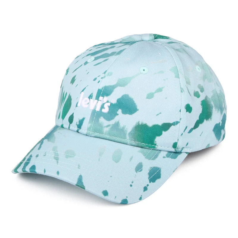 Levi's Poster Logo Baseball Cap Tie Dye - Blau