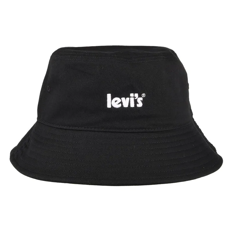 Levi's Poster Logo Fischerhut - Schwarz
