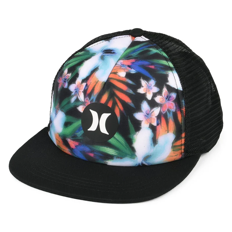 Hurley Balboa Trucker Cap - Geblümt-Schwarz