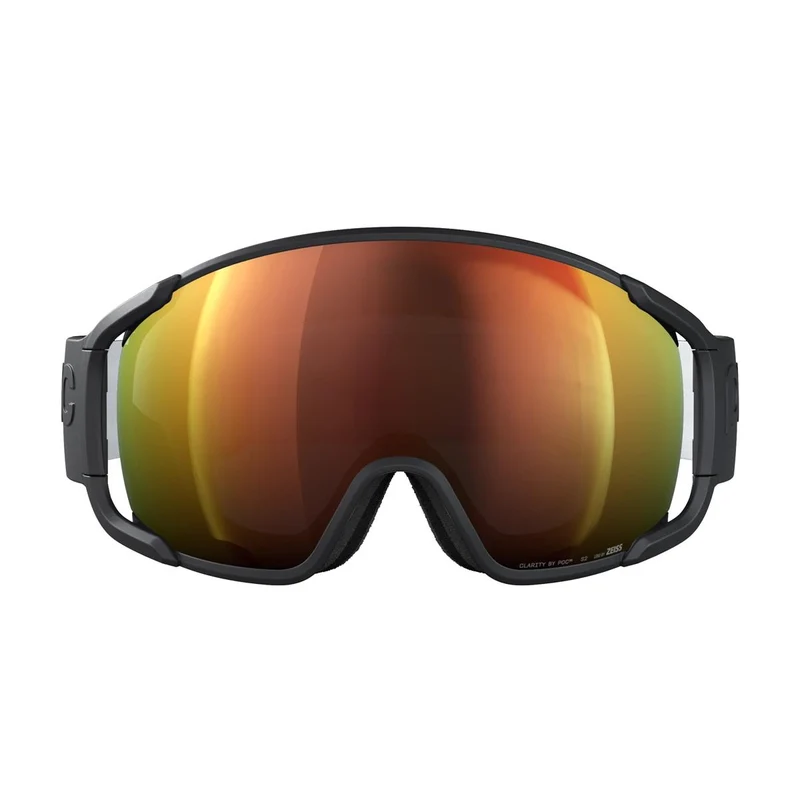 POC Zonula - uranium black/party sunny orange