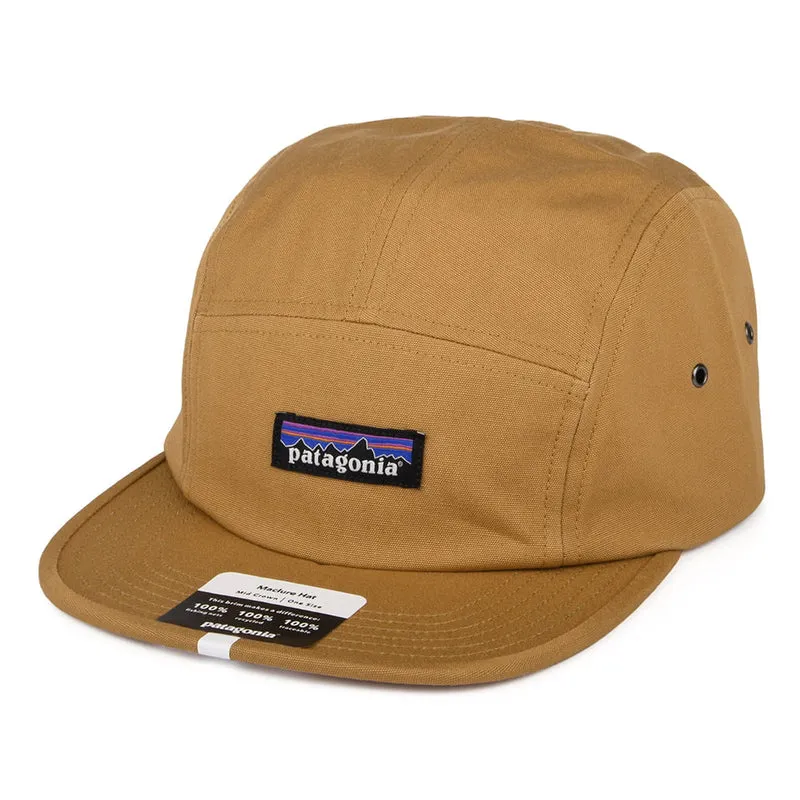 Patagonia P-6 Label Maclure 5 Paneelen Cap aus organischer Baumwolle - Ocker