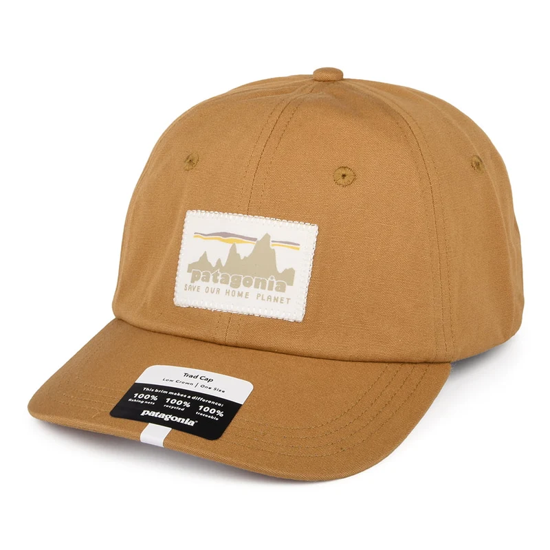 Patagonia 73 Skyline Trad Baseball Cap aus organischer Baumwolle - Ocker
