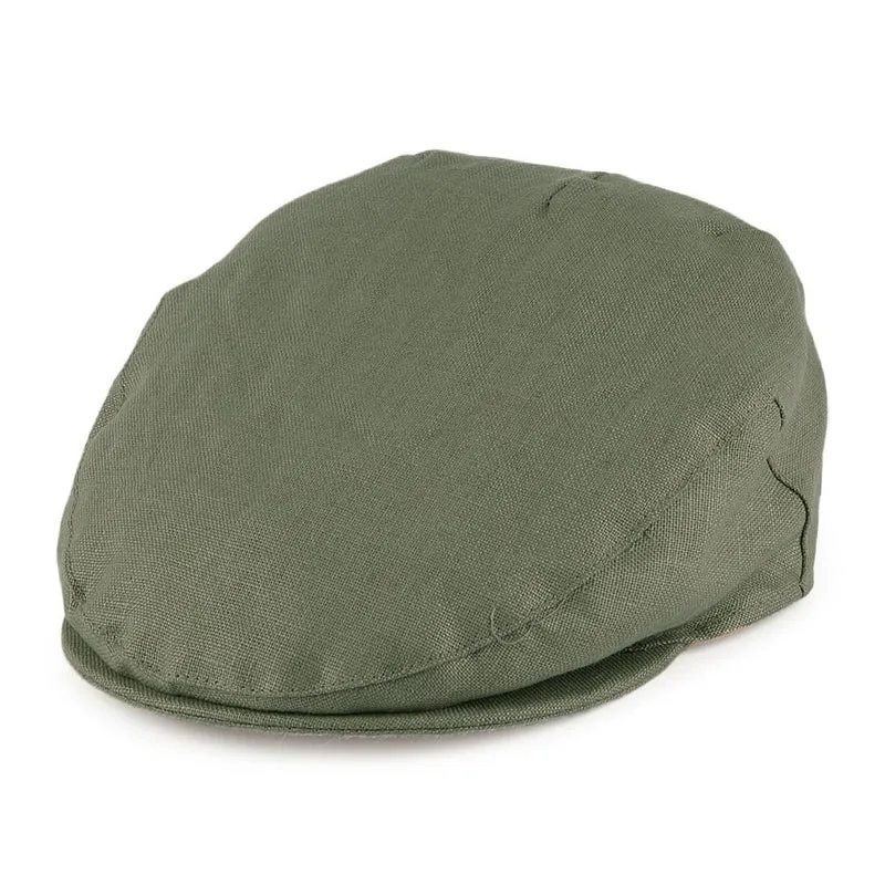Failsworth Schiebermütze aus Irishem Leinen - Khaki