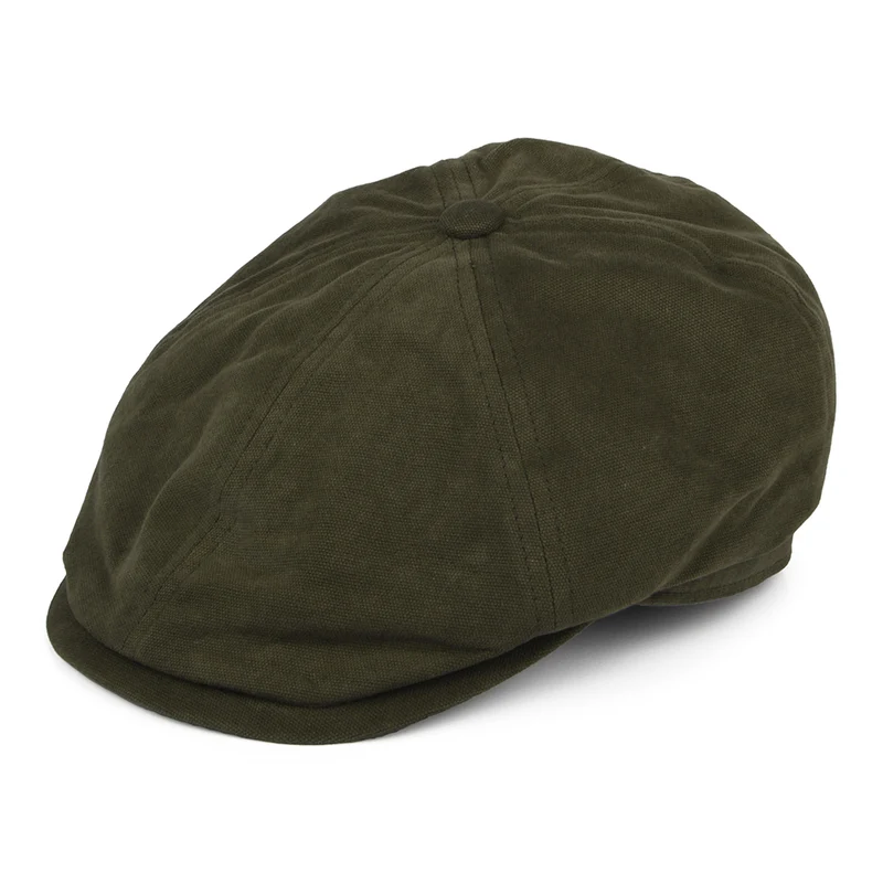 Failsworth Hudson Ballonmütze aus Baumwoll-Canvas - Khaki-Marineblau